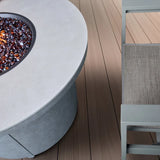 Milo 5-piece Patio Seating Set with Fire Table
