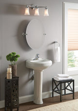 EVA 3-Light Vanity Lighting Fixture, Chrome