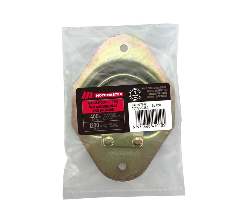 1,200-lb Medium Duty D-Ring, Recessed Mountable I7051