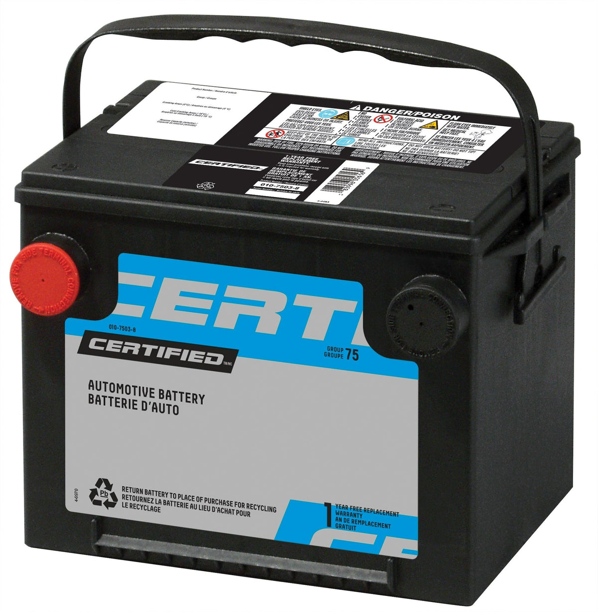 Group Size 78 Battery, 800 CCA