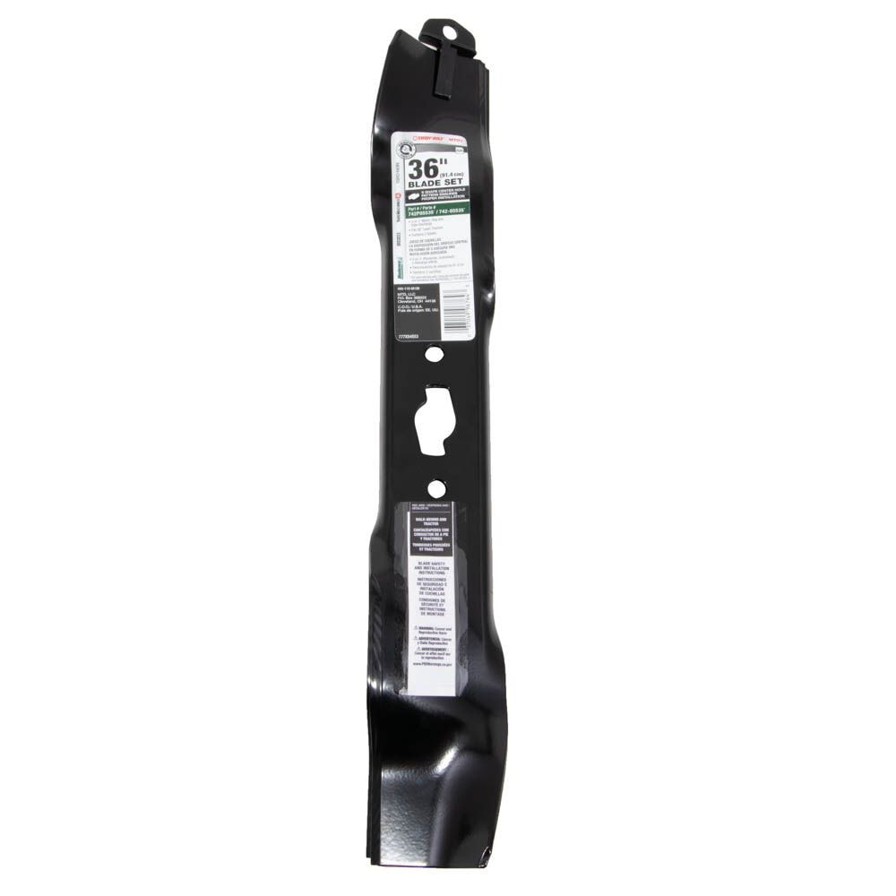 Tractor Blade Replacement Set, 3-in-1 Functionality, 36-in