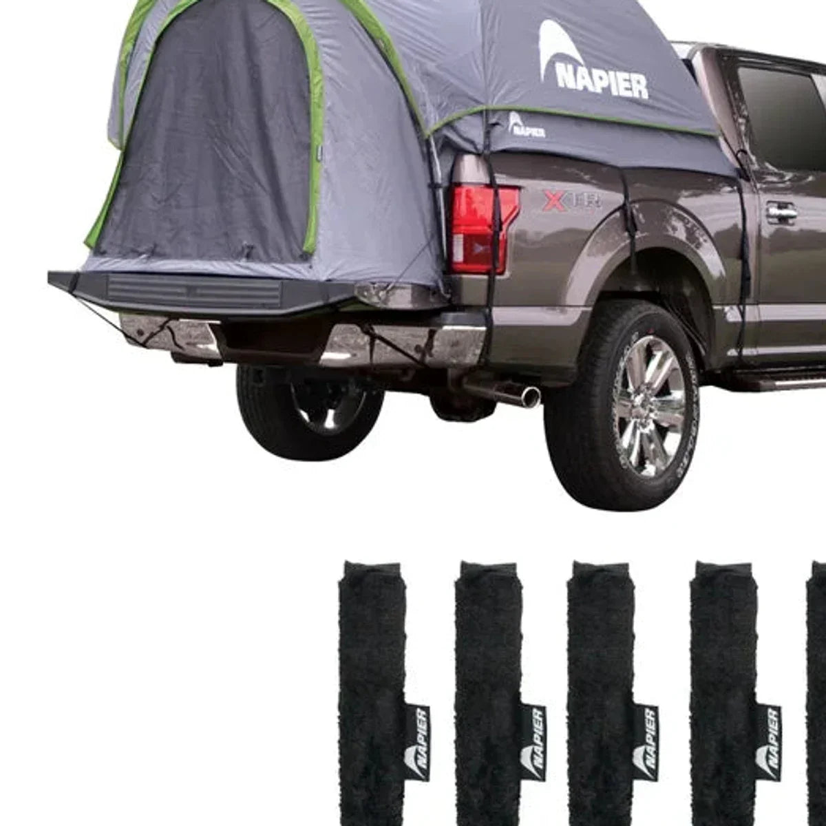 Napier Backroadz Truck Tent with Strap Protectors