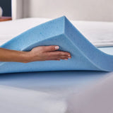 Novaform 3 in. Advanced Cooling Gel Memory Foam Mattress Topper