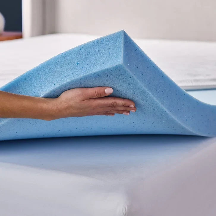 Novaform 3 in. Advanced Cooling Gel Memory Foam Mattress Topper