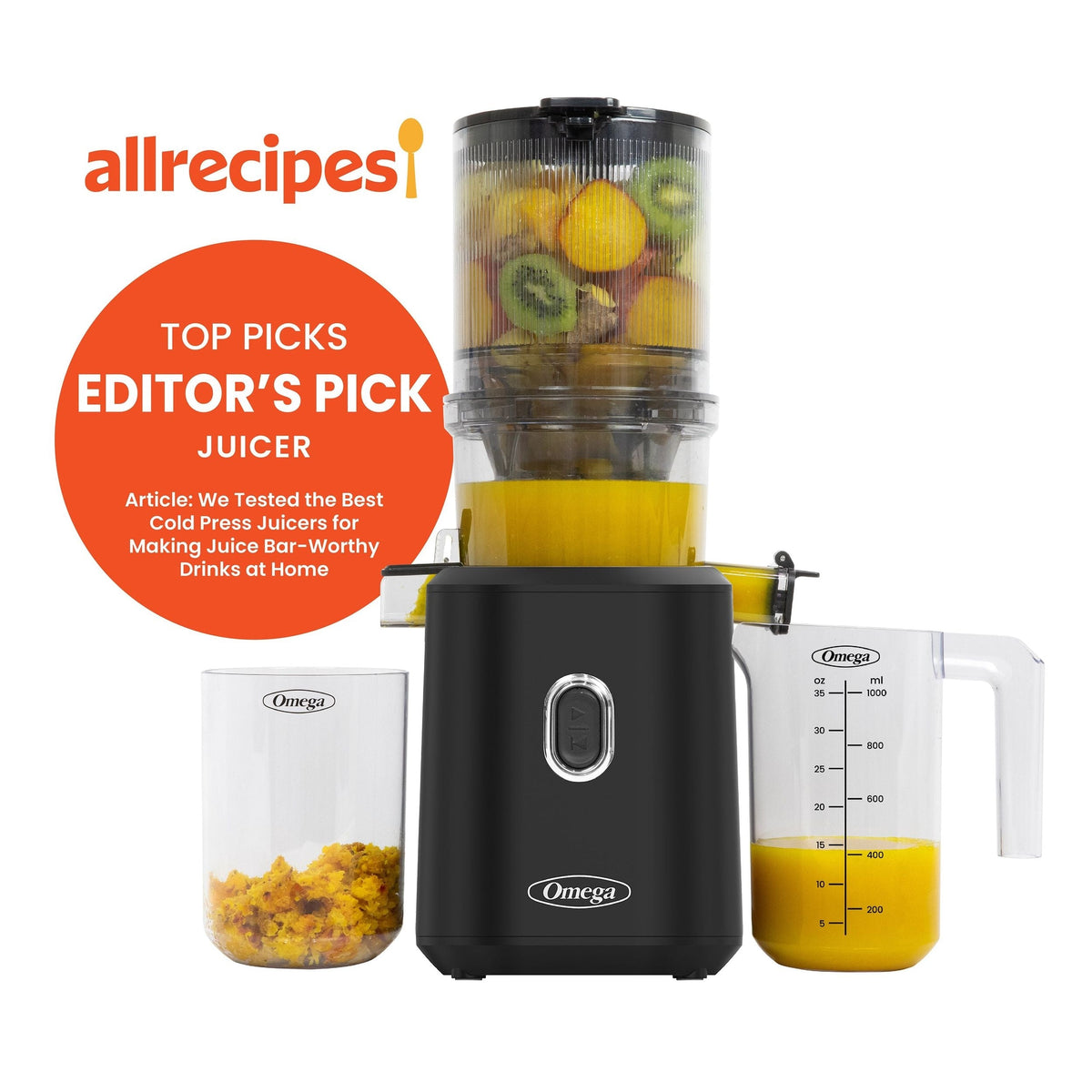 Omega Time Saving High-Torque Cold Press Batch Juicer