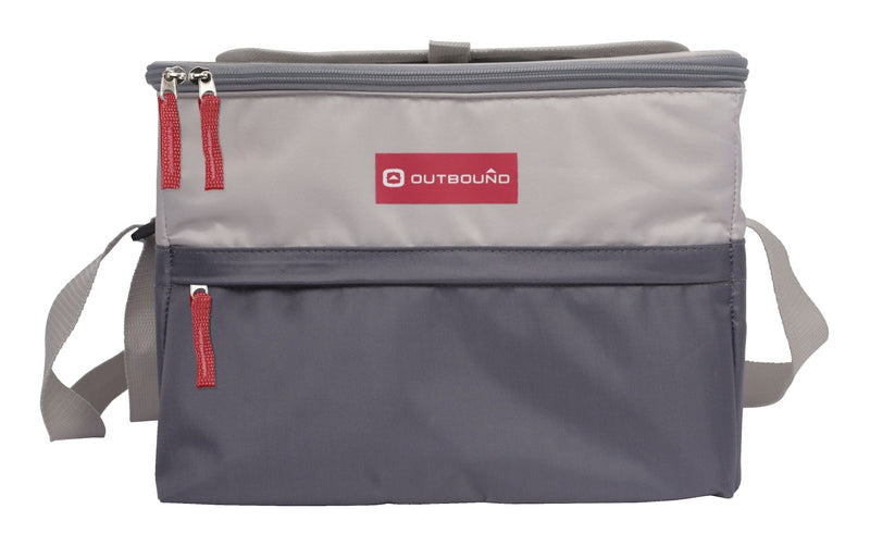 12-Can Soft Cooler With Hard Liner, Grey S1387