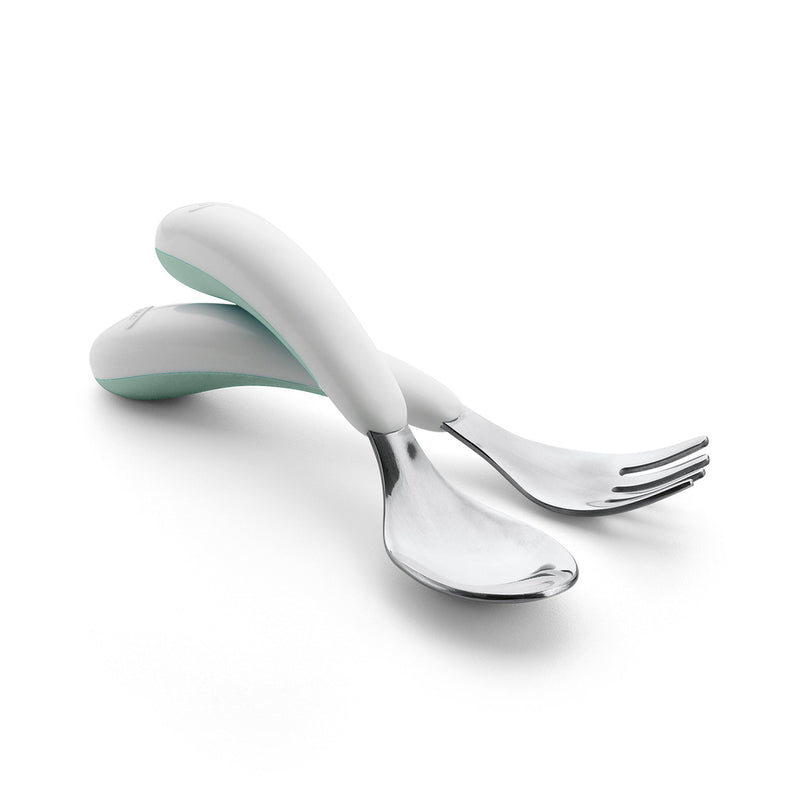Tot On-the-Go Fork & Spoon Set, Opal Y6222