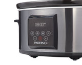 Digital Programmable Slow Cooker, Black Stainless Steel, 6qt