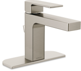 Xander Single Handle Rigid Spout Single Hole Bathroom Sink Faucet WaterSense Certified, Brushed Nickel