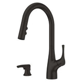 Arvada Pull-Down Kitchen Faucet, Matte Black