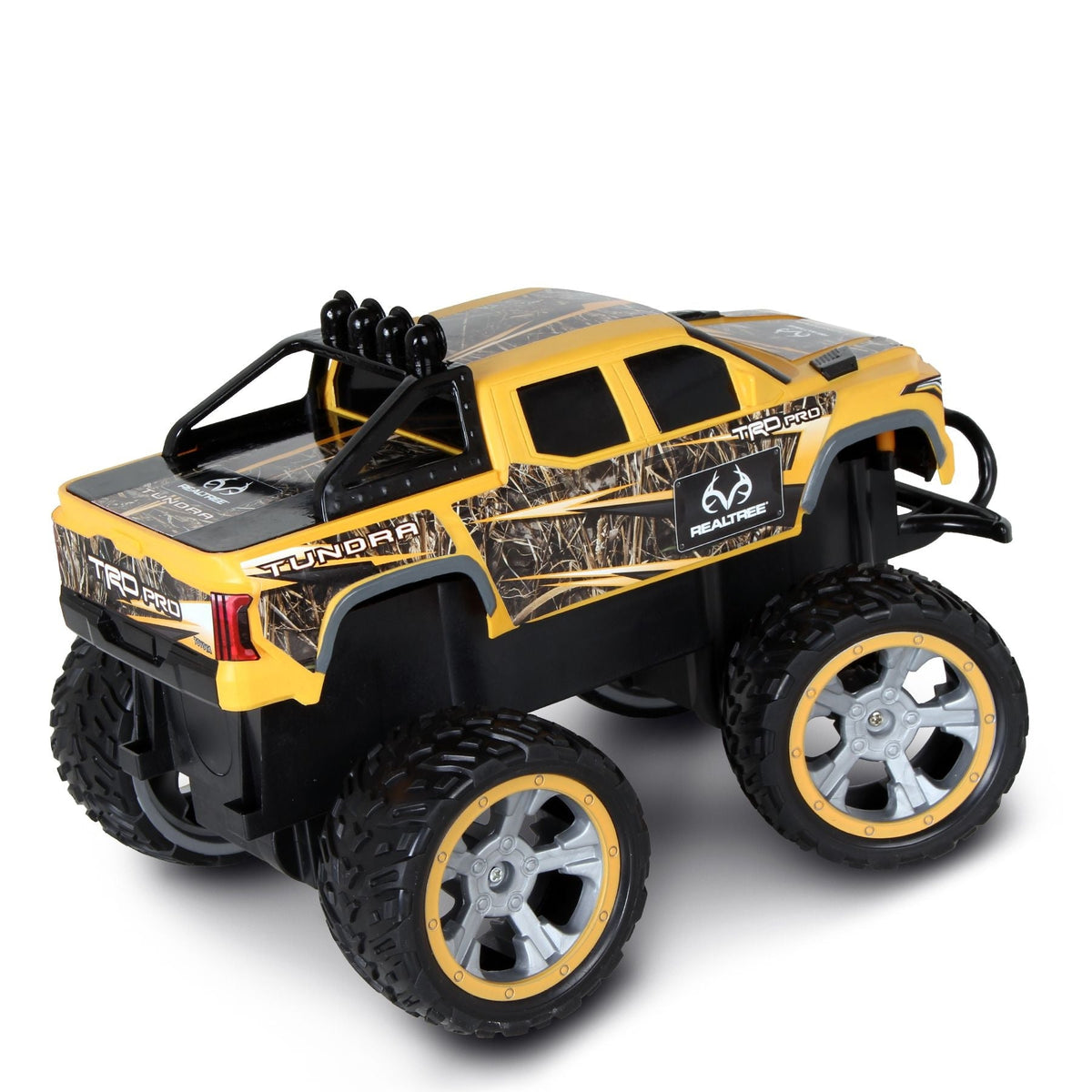 Yellow Tundra RC Car, 100-ft Range
