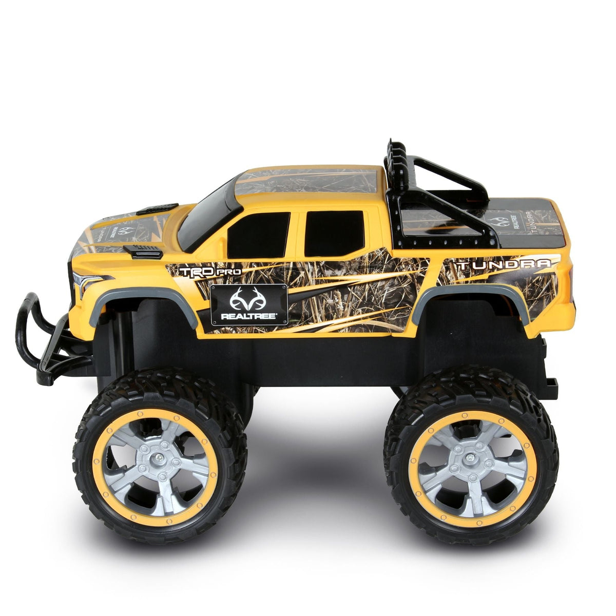 Yellow Tundra RC Car, 100-ft Range