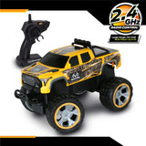 Yellow Tundra RC Car, 100-ft Range