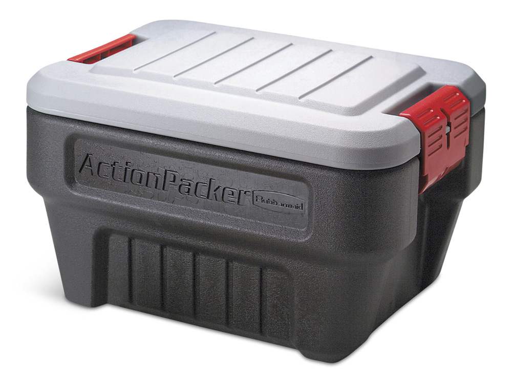 Action Packer Latch Storage Container, Stackable and Recyclable, 30.3-L