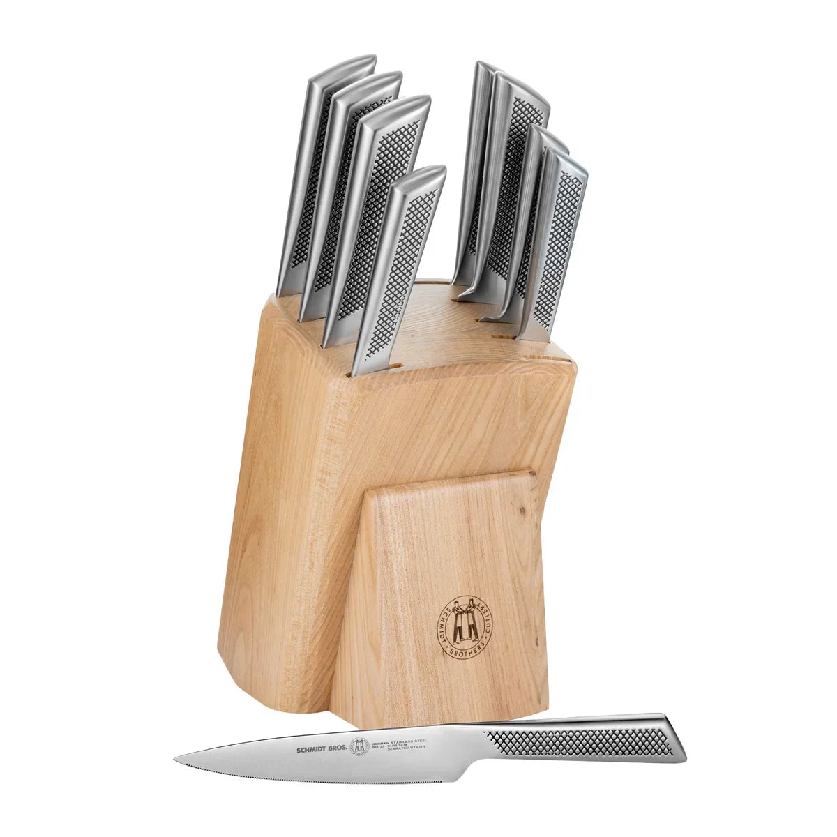 Schmidt Brothers Atlas Knife Block Set, 7-piece