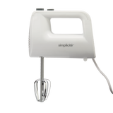 5-Speed Hand Mixer, White