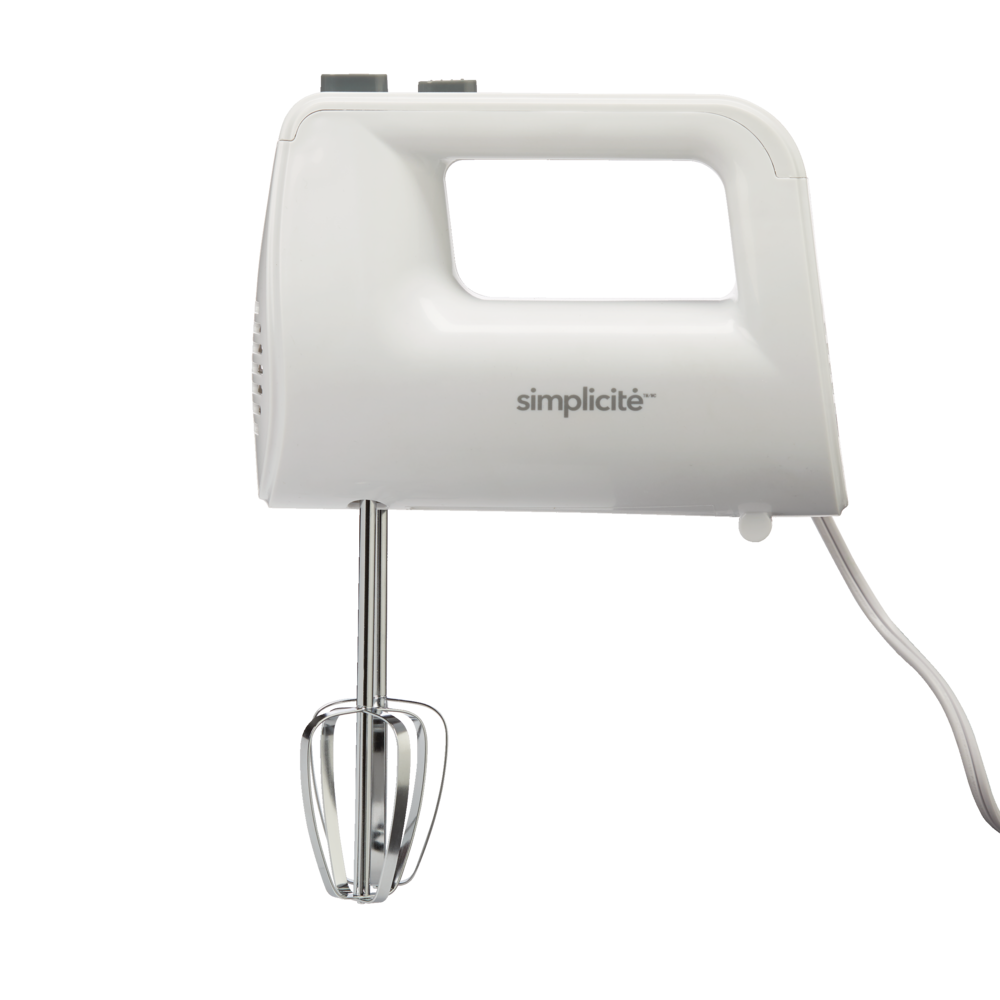 5-Speed Hand Mixer, White
