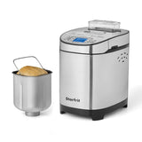 Digital Display Breadmaker, Stainless Steel, 2-lb