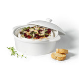 Gourmet Bistro Brie Baker, White