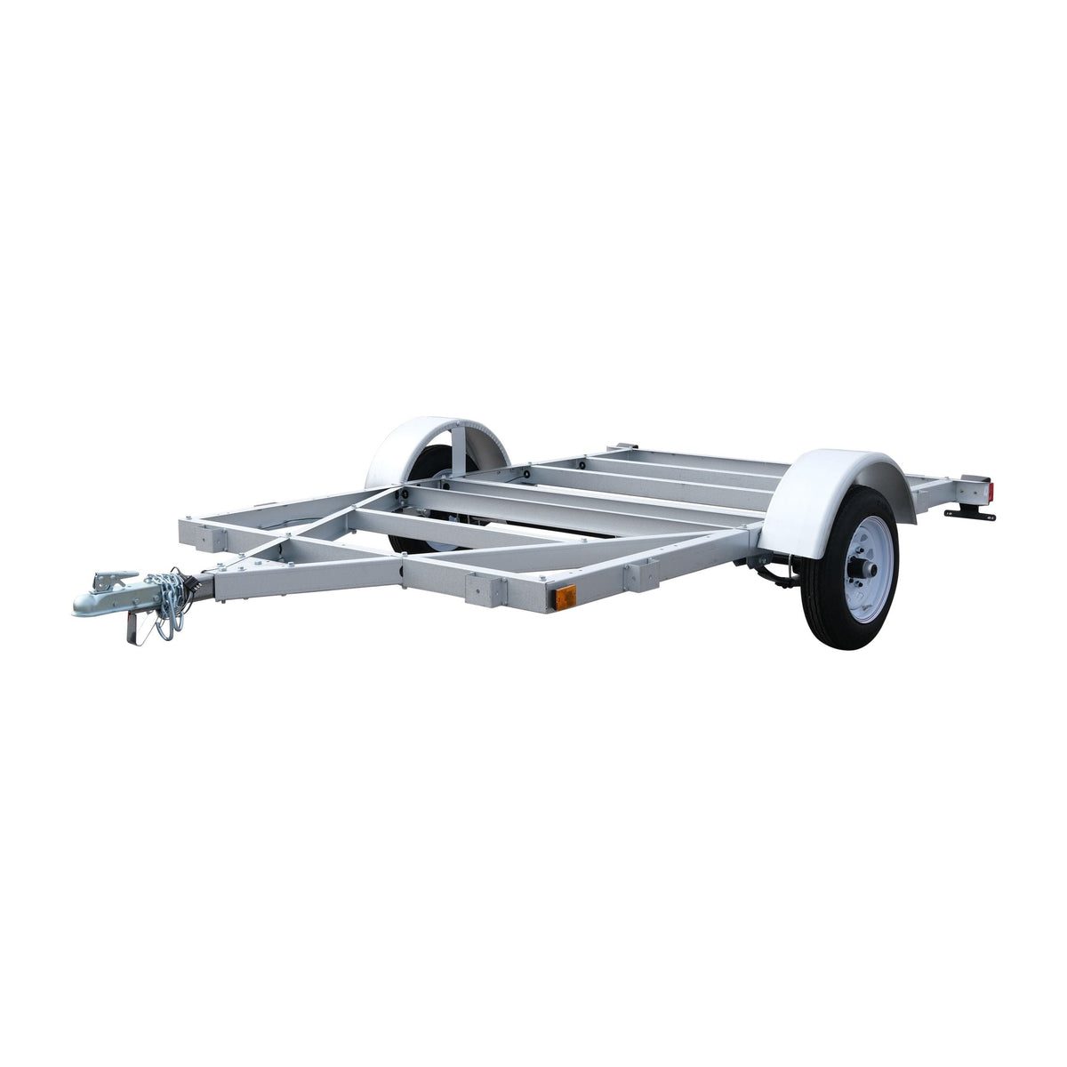 5x8-ft Open Frame Galvalume Plus Kit Trailer
