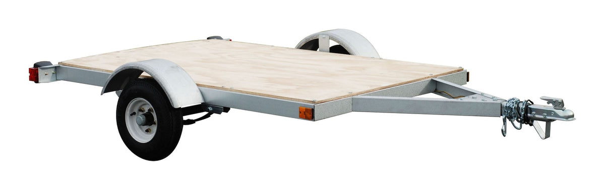 Galvanized Kit Trailer, 4-ft x 8-ft