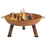 Decor Rustic Cast Iron Fire Bowl, 30-in