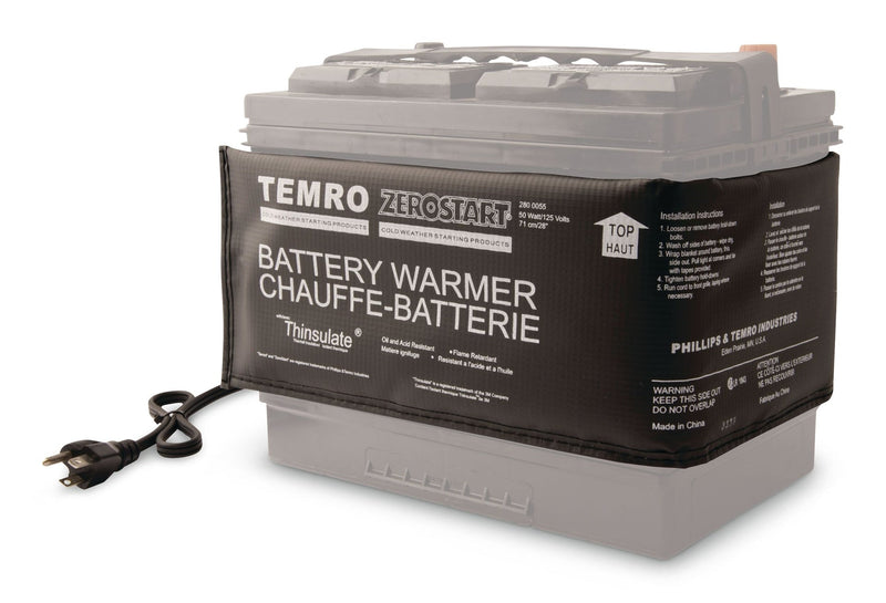 Zerostart 2800055 Battery Warmer/Blanket, 50W, 28-in H4348