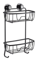 Type A 2-Tier Rustproof Aluminum Suction Basket, Assorted Mounting