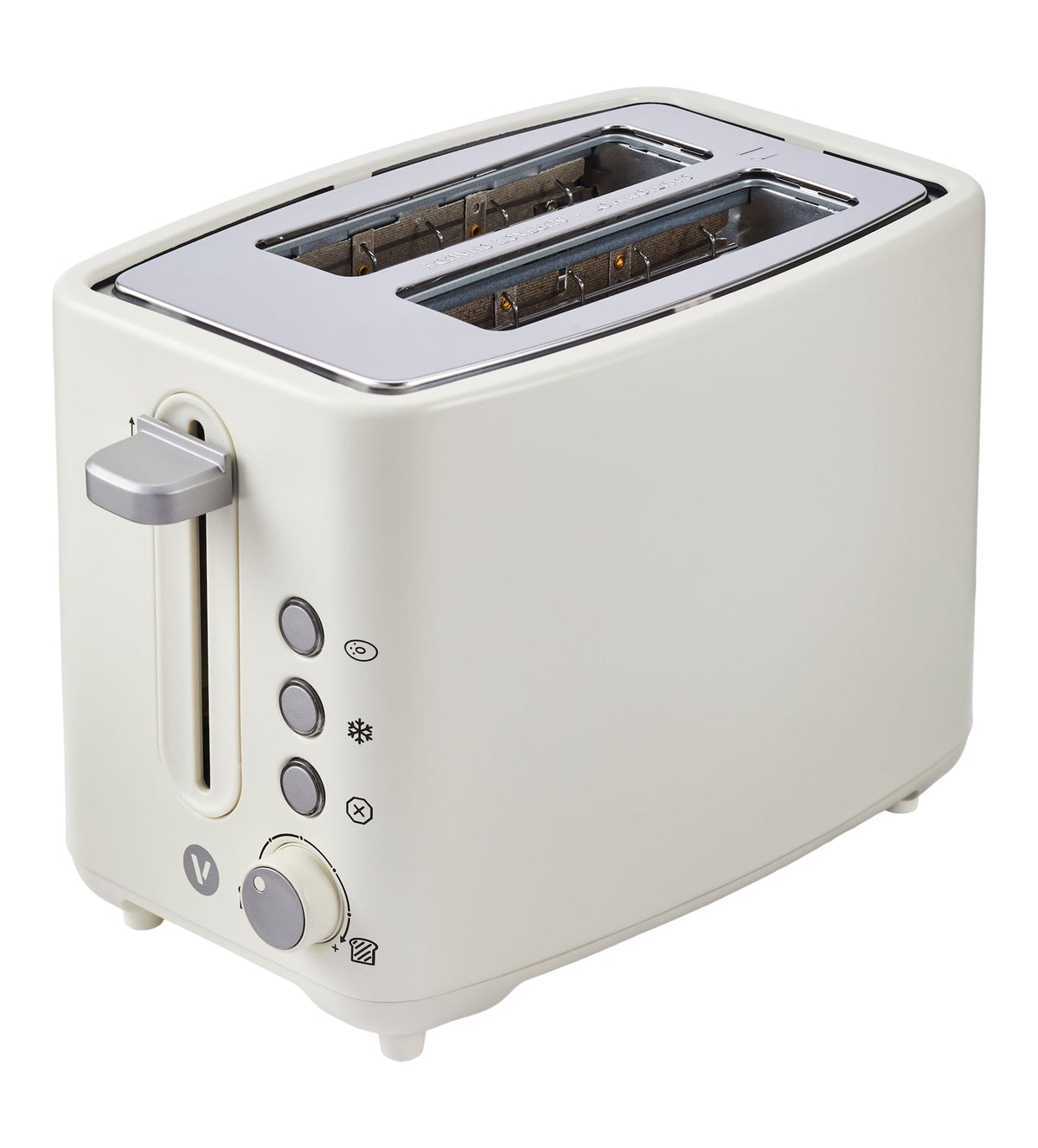 Colour Series 2-Slice Toaster with 3 Settings, Shortbread