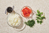 Compact 3-Cup Mini Food Chopper with Storage Case, Silver