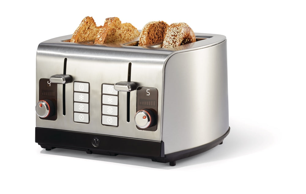Digital Stainless Steel Toaster, 4-Slice