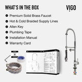 Zurich Single Handle Pull Down Spray Kitchen Faucet, Stainless Steel