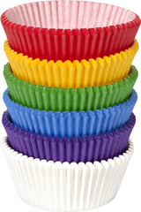 Paper Baking Cups, Rainbow, 2-in, 150-pk