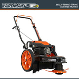 Yardmax 22 in. 170cc Gas Walk Behind String Trimmer Mower