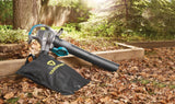 12 Amp Electric Leaf Blower/Vacuum with Aero Force Technology Black